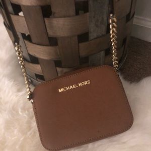 Michael Kors Leather Crossbody Bag